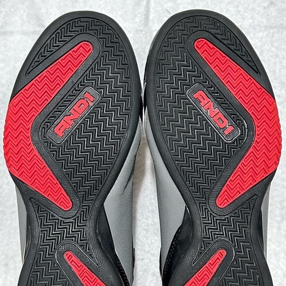 AND 1 Men's Grey/Black High Top Basketball Athletic Sneakers Shoes SZ US 11 - Picture 9 of 11